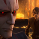 Anakin wrestles with a malicious embodiment of the Force on the mysterious planet Mortis.